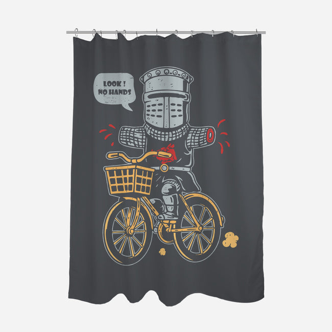 Just Look No Hands-None-Polyester-Shower Curtain-Marinho