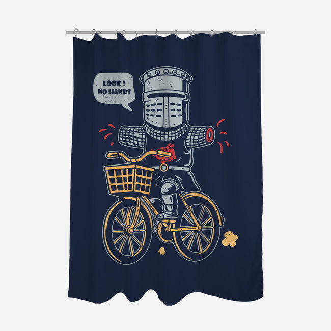 Just Look No Hands-None-Polyester-Shower Curtain-Marinho