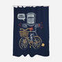 Just Look No Hands-None-Polyester-Shower Curtain-Marinho