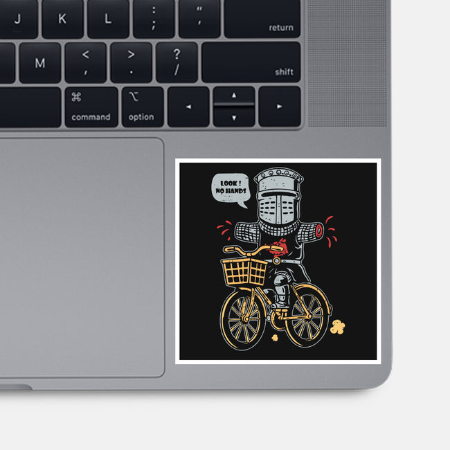 Just Look No Hands-None-Glossy-Sticker-Marinho