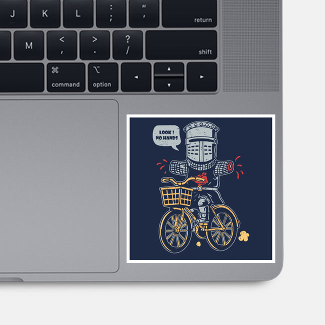 Just Look No Hands-None-Glossy-Sticker-Marinho