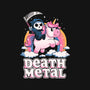 Death Metal Unicorn Reaper-Unisex-Pullover-Sweatshirt-koalastudio