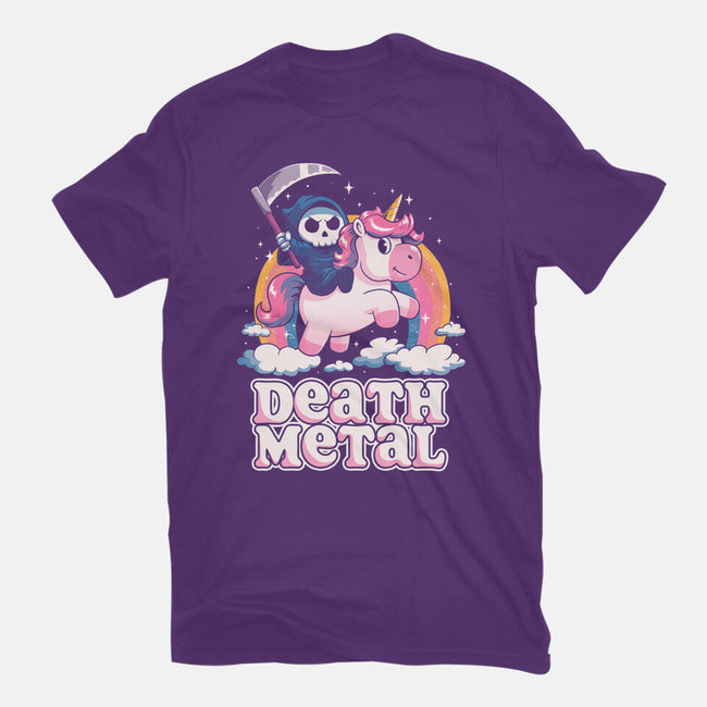 Death Metal Unicorn Reaper-Mens-Basic-Tee-koalastudio
