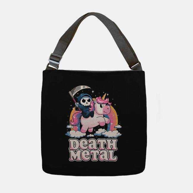 Death Metal Unicorn Reaper-None-Adjustable Tote-Bag-koalastudio