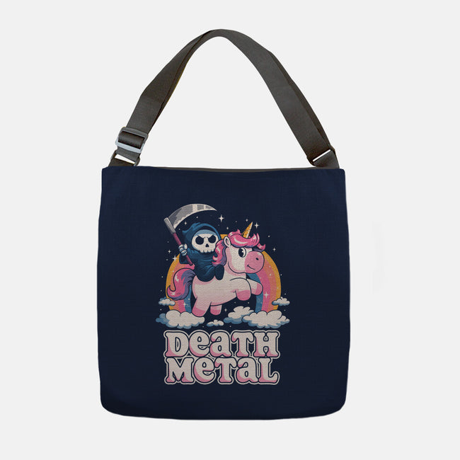 Death Metal Unicorn Reaper-None-Adjustable Tote-Bag-koalastudio