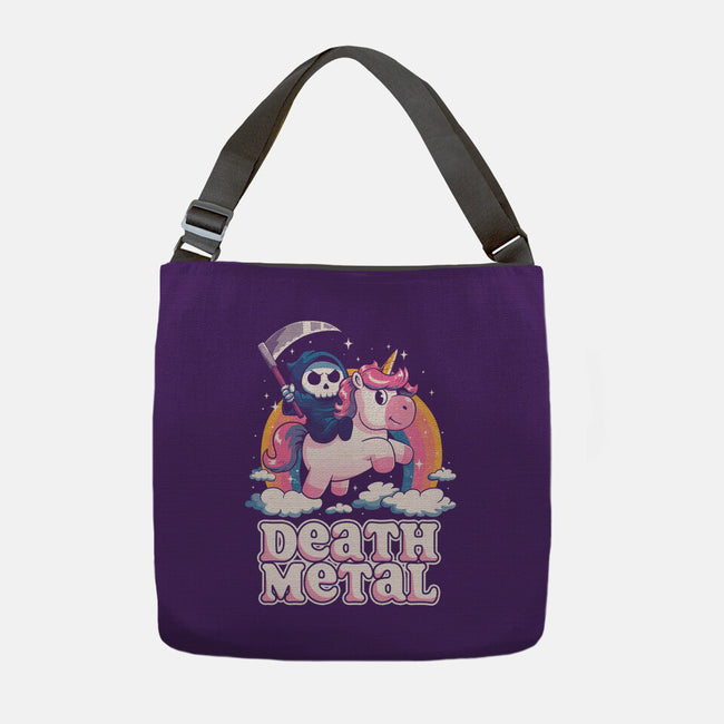 Death Metal Unicorn Reaper-None-Adjustable Tote-Bag-koalastudio