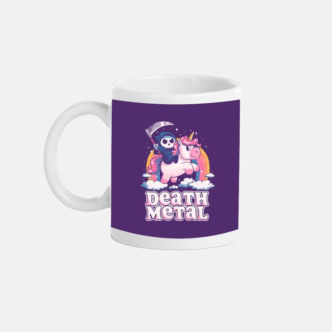 Death Metal Unicorn Reaper-None-Mug-Drinkware-koalastudio