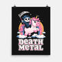 Death Metal Unicorn Reaper-None-Matte-Poster-koalastudio