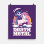 Death Metal Unicorn Reaper-None-Matte-Poster-koalastudio