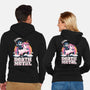 Death Metal Unicorn Reaper-Unisex-Zip-Up-Sweatshirt-koalastudio