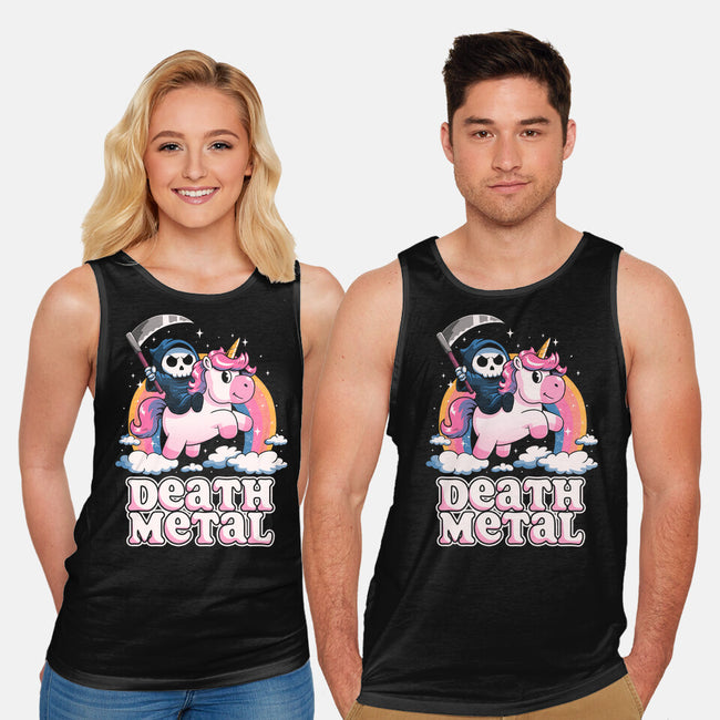 Death Metal Unicorn Reaper-Unisex-Basic-Tank-koalastudio