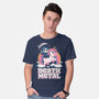 Death Metal Unicorn Reaper-Mens-Basic-Tee-koalastudio