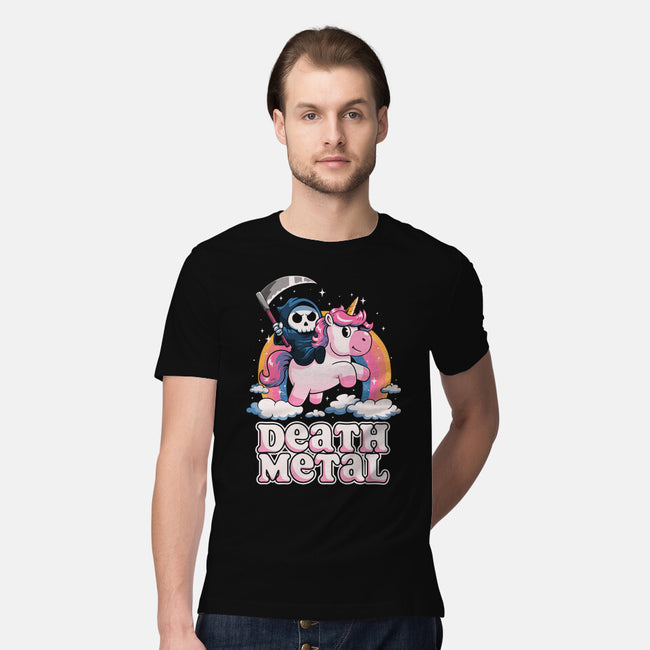 Death Metal Unicorn Reaper-Mens-Premium-Tee-koalastudio