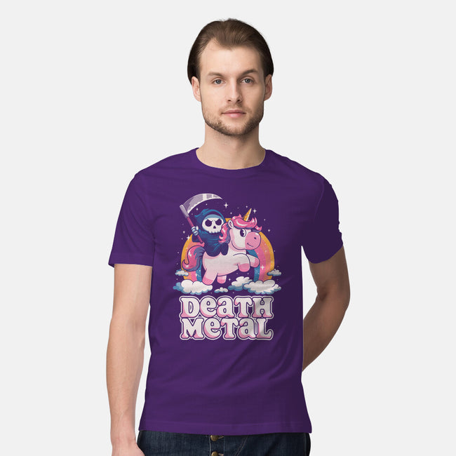 Death Metal Unicorn Reaper-Mens-Premium-Tee-koalastudio