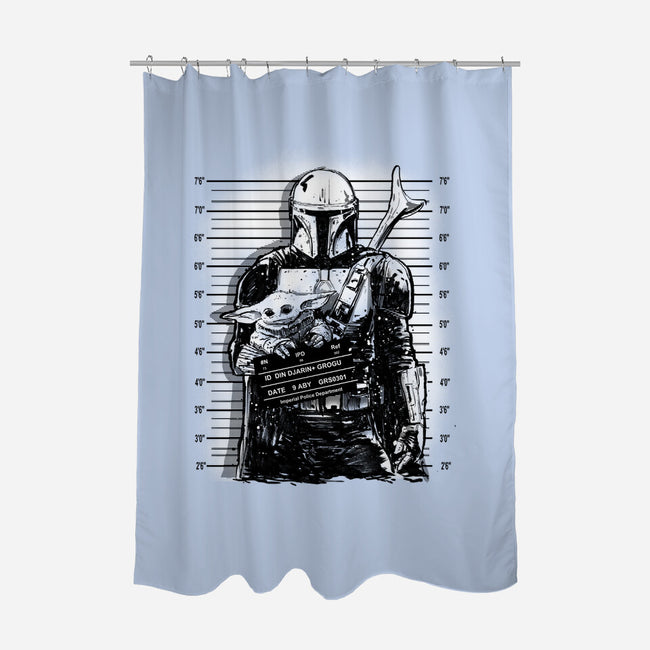 The Mugshot-None-Polyester-Shower Curtain-kharmazero