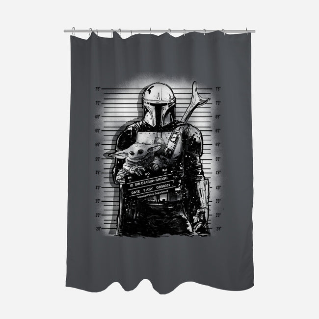 The Mugshot-None-Polyester-Shower Curtain-kharmazero