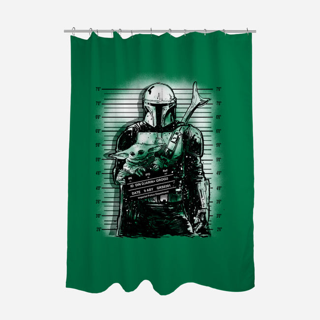 The Mugshot-None-Polyester-Shower Curtain-kharmazero