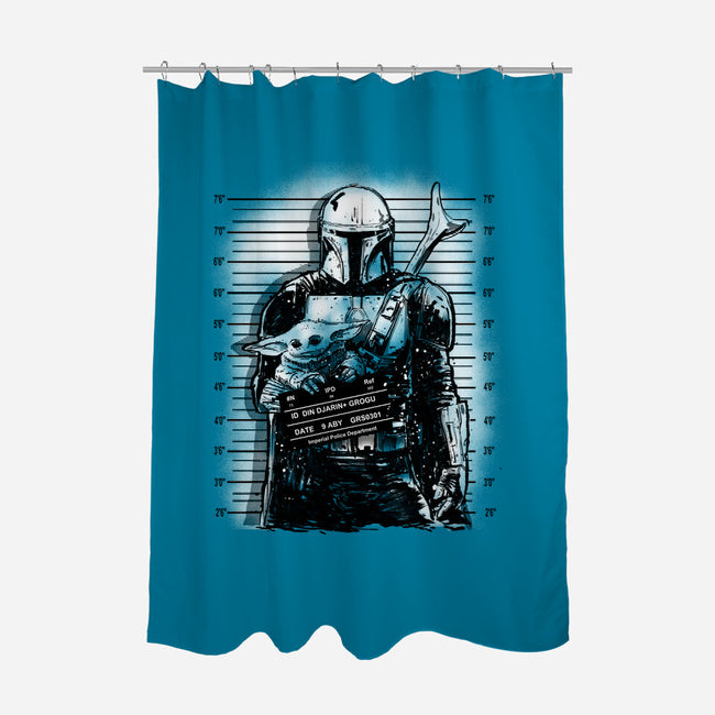 The Mugshot-None-Polyester-Shower Curtain-kharmazero