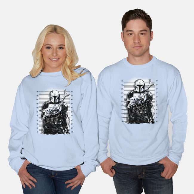 The Mugshot-Unisex-Crew Neck-Sweatshirt-kharmazero