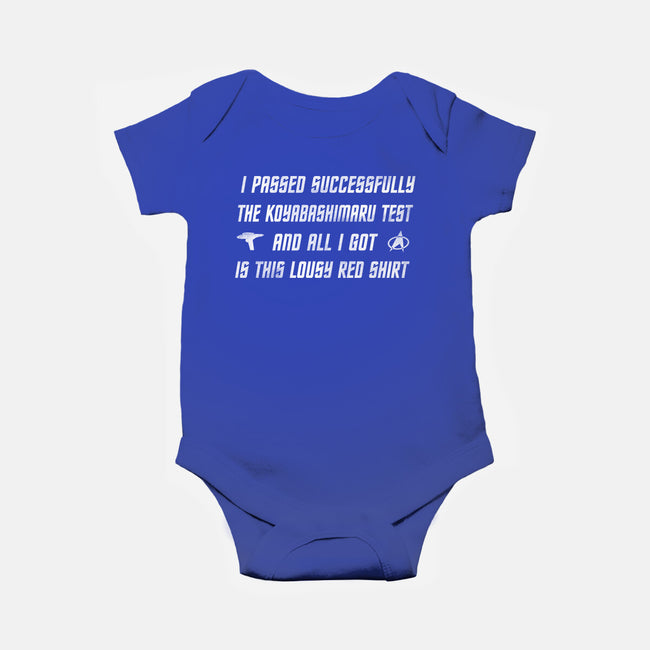The Test-Baby-Basic-Onesie-kharmazero