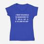 The Test-Womens-V-Neck-Tee-kharmazero