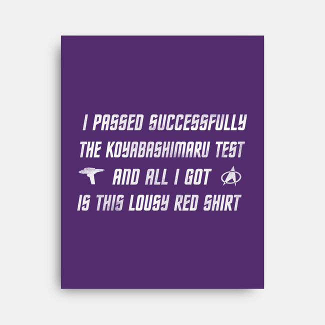 The Test-None-Stretched-Canvas-kharmazero