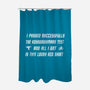 The Test-None-Polyester-Shower Curtain-kharmazero