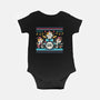 Jingle Band Cats-Baby-Basic-Onesie-Marinho