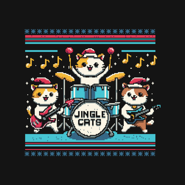 Jingle Band Cats-None-Glossy-Sticker-Marinho