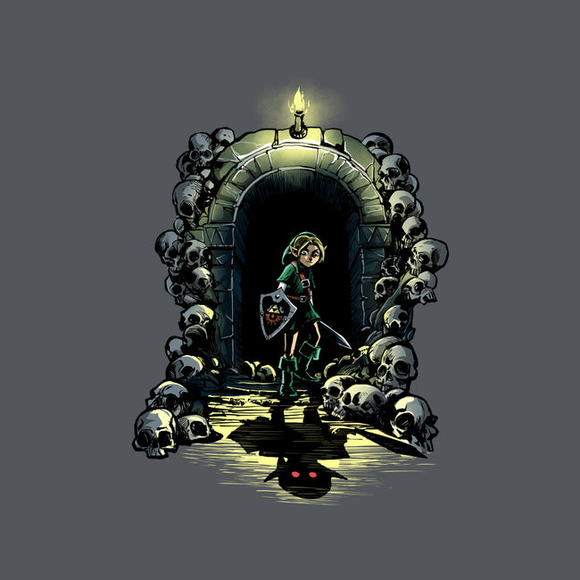 Link In The Dungeons-Unisex-Crew Neck-Sweatshirt-zascanauta