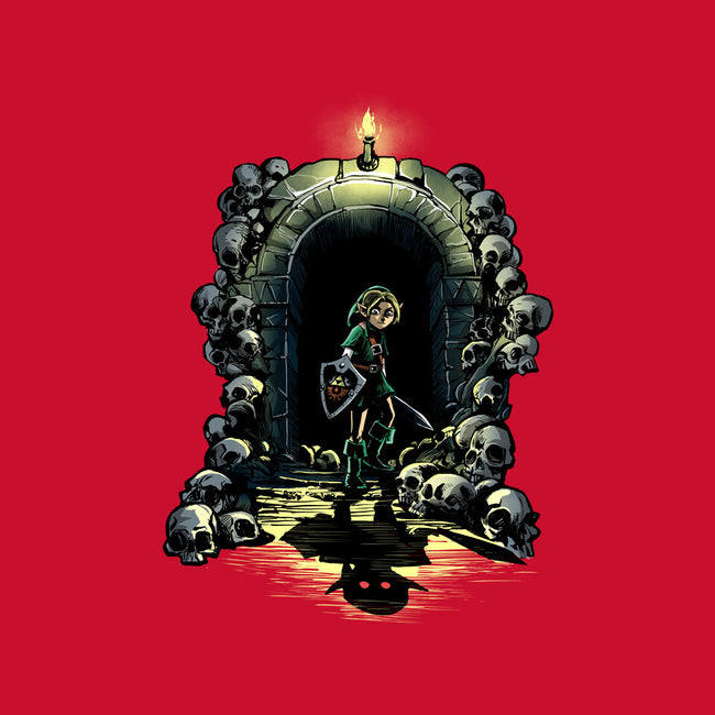 Link In The Dungeons-Unisex-Crew Neck-Sweatshirt-zascanauta