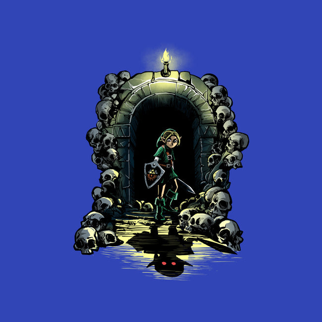 Link In The Dungeons-Youth-Basic-Tee-zascanauta