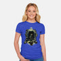 Link In The Dungeons-Womens-Fitted-Tee-zascanauta