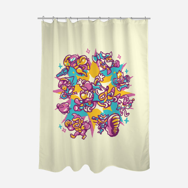 Old Battle-None-Polyester-Shower Curtain-Sketchdemao