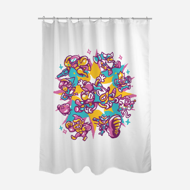 Old Battle-None-Polyester-Shower Curtain-Sketchdemao