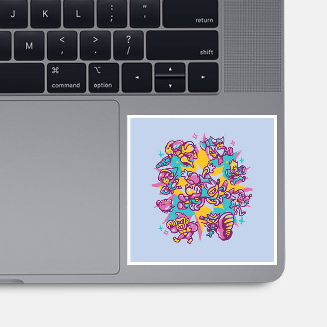 Old Battle-None-Glossy-Sticker-Sketchdemao