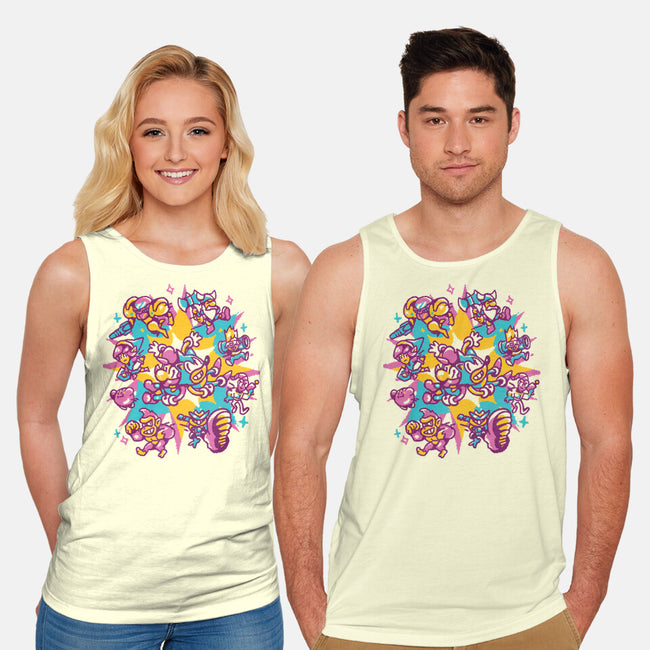 Old Battle-Unisex-Basic-Tank-Sketchdemao