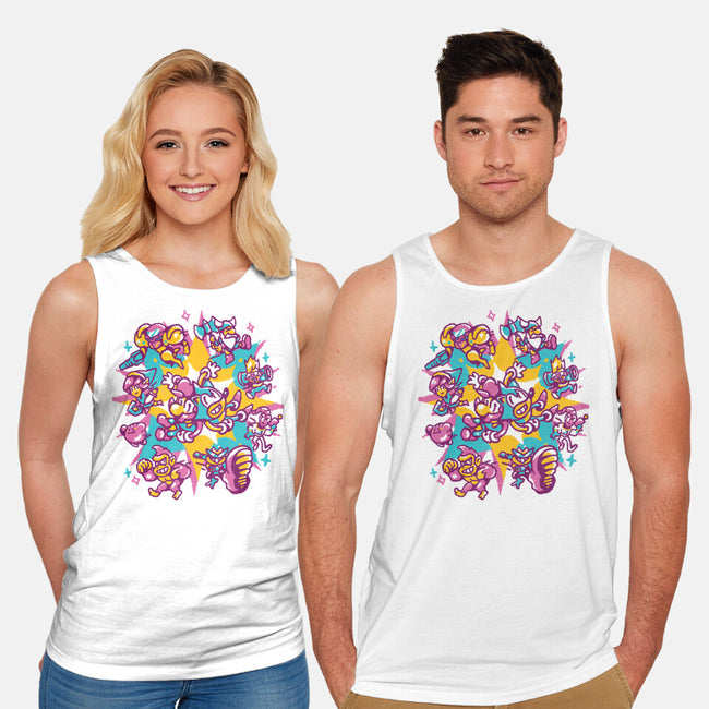 Old Battle-Unisex-Basic-Tank-Sketchdemao