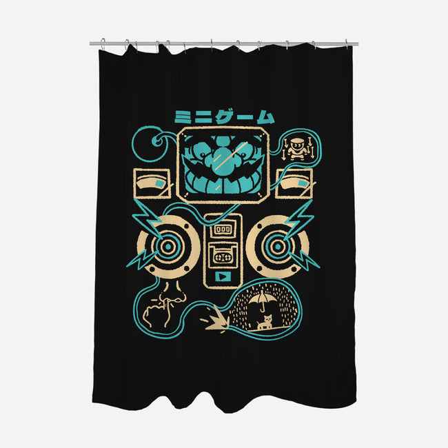 Mini Caos-None-Polyester-Shower Curtain-Sketchdemao