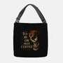 To Be Or Not Coffee-None-Adjustable Tote-Bag-Tronyx79