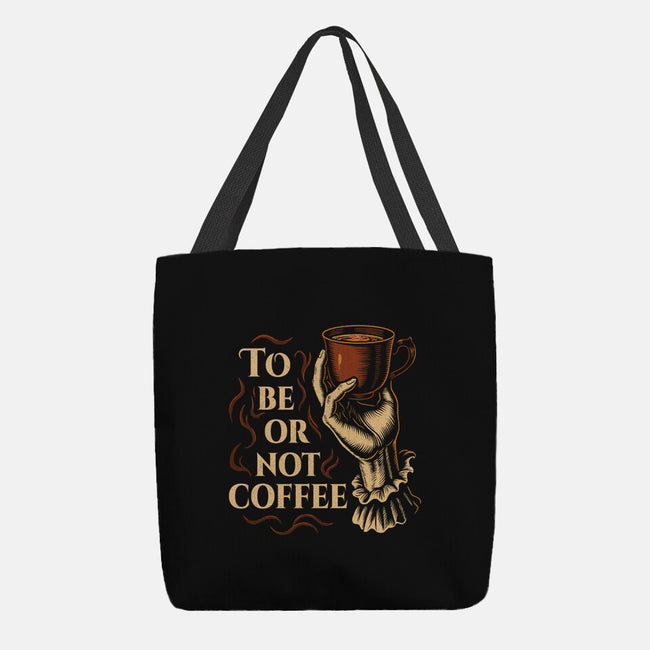 To Be Or Not Coffee-None-Basic Tote-Bag-Tronyx79
