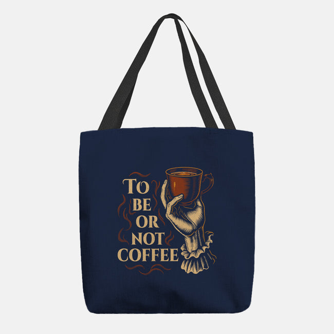 To Be Or Not Coffee-None-Basic Tote-Bag-Tronyx79