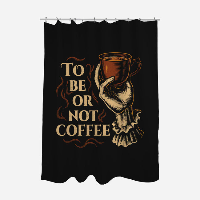 To Be Or Not Coffee-None-Polyester-Shower Curtain-Tronyx79