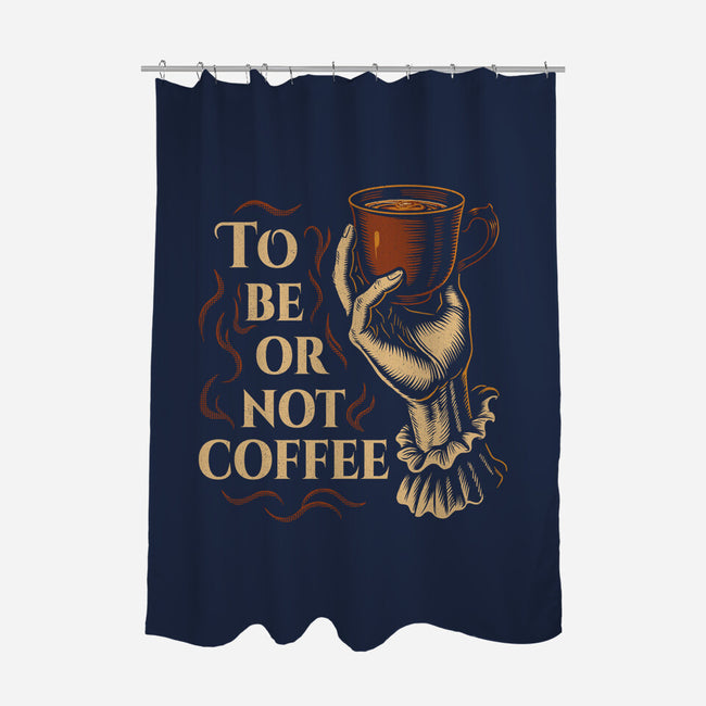 To Be Or Not Coffee-None-Polyester-Shower Curtain-Tronyx79