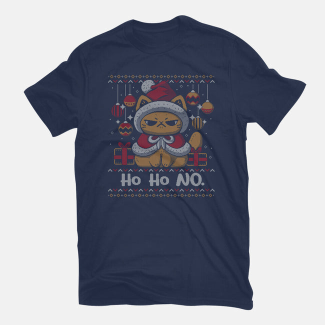 Ho Ho No Christmas-Unisex-Basic-Tee-xMorfina