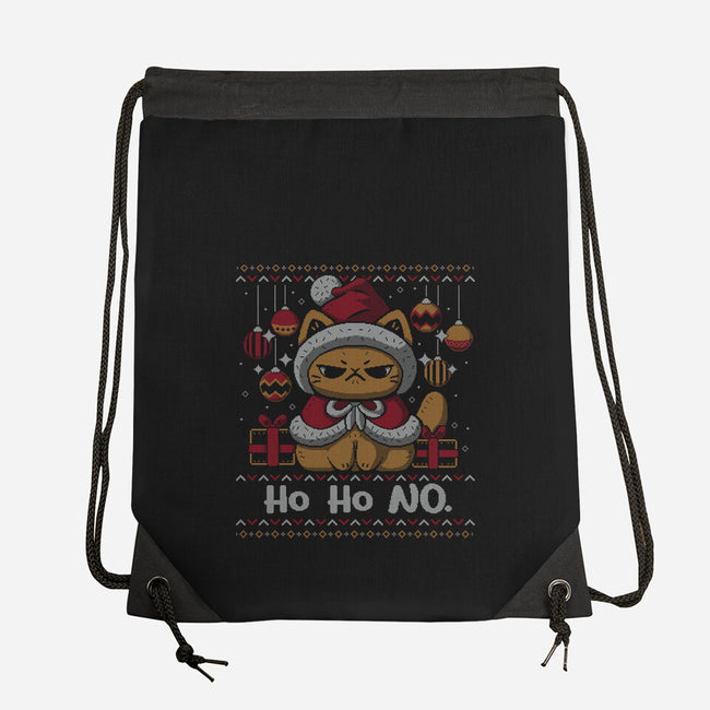 Ho Ho No Christmas-None-Drawstring-Bag-xMorfina