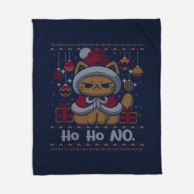 Ho Ho No Christmas-None-Fleece-Blanket-xMorfina