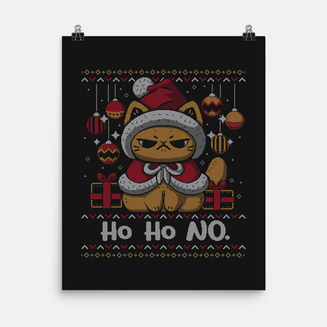 Ho Ho No Christmas-None-Matte-Poster-xMorfina