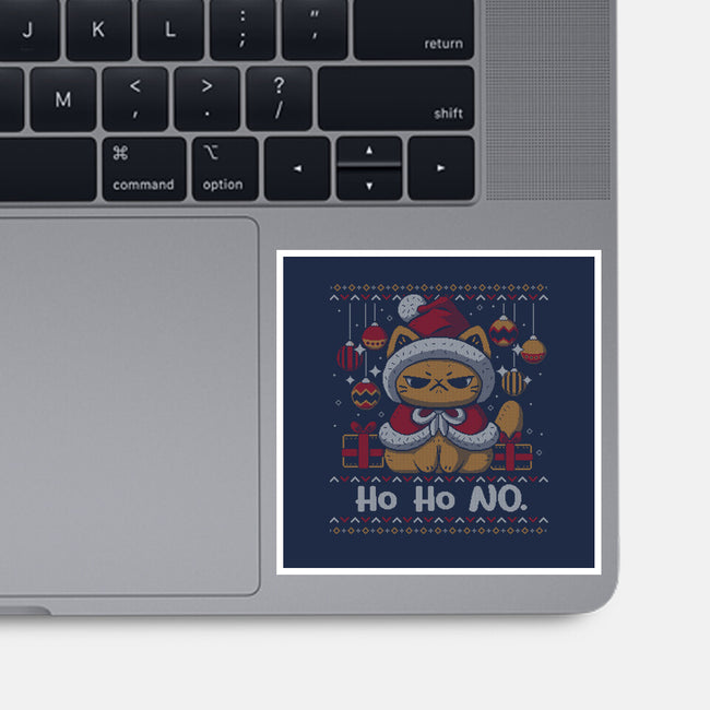 Ho Ho No Christmas-None-Glossy-Sticker-xMorfina