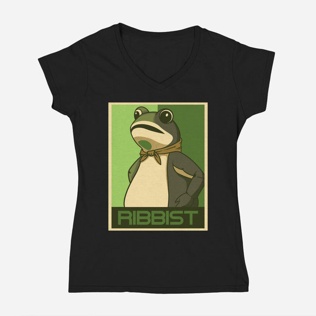 RIBBIST-Womens-V-Neck-Tee-SeamusAran